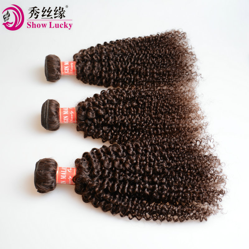 Productos de pelo humano Brown Kinky Curly
