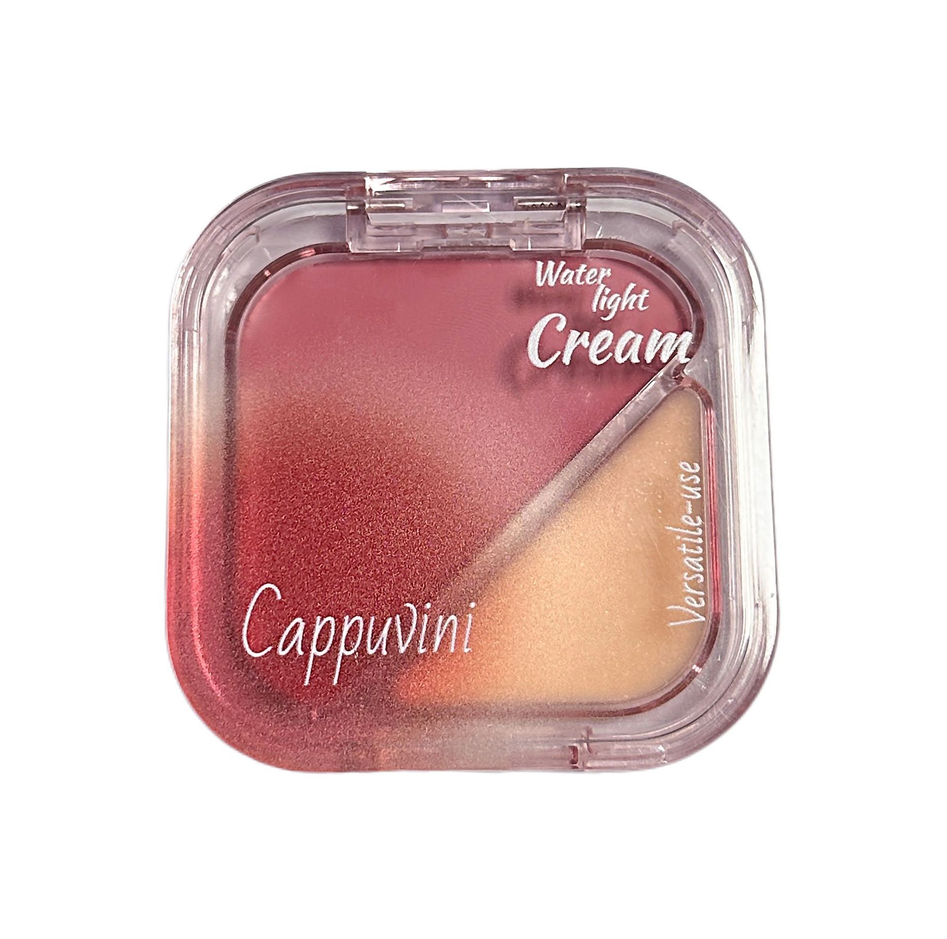 CAPPUVINI Multi-Purpose Water-Lighting Blush Plate de blush transfronterizo natural duradero