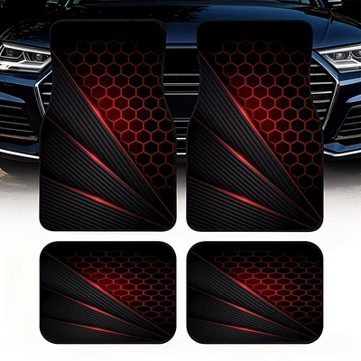 Simple Car Floor Mats, Four-Piece, Avtomobil döşəmə paspasları - 331qcjd-5-3344cm-two-piece-pack