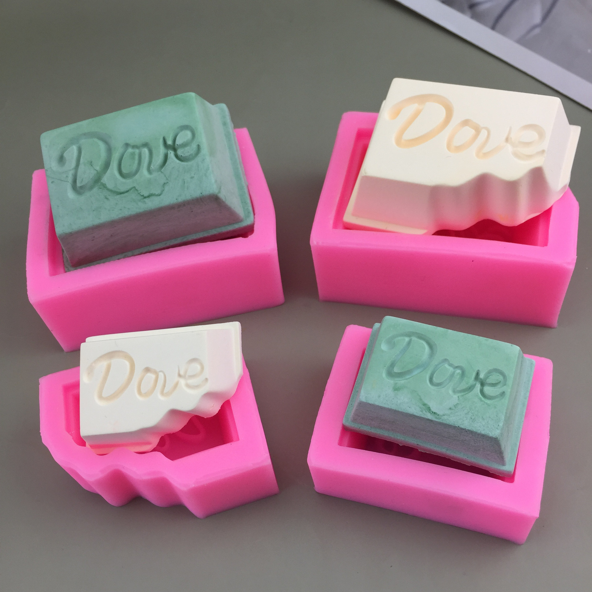 DIY креативный блок Dove Шоколадная пищевая силиконовая форма декоративная форма ручной защемление ароматерапевтическая гипс