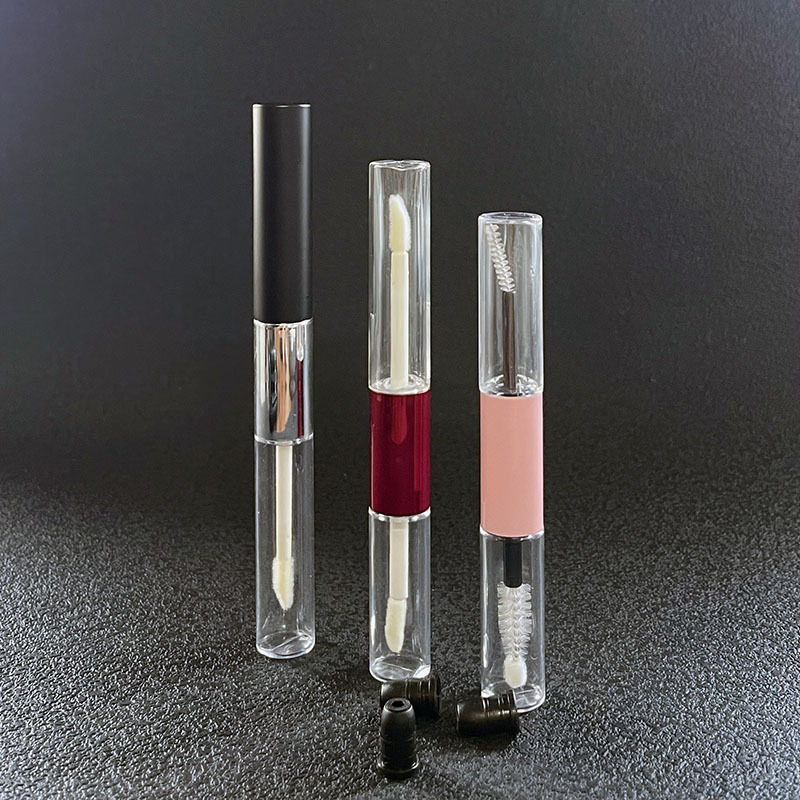 Wholesale In-Stock Double-Ended Glue Eyelash Empty Tubes Multi-Purpose 2/3ml Lip Gloss Cosmetics Double-Ended Eyelash Tube Packaging Materials