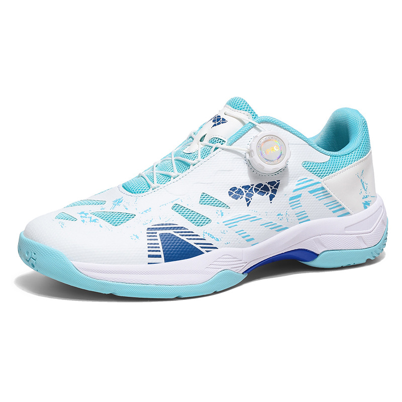 Nuevos zapatos de bádminton casuales transpirables antideslizantes hombres y mujeres zapatos de tenis de mesa ligeros zapatos de entrenamiento de tenis en stock