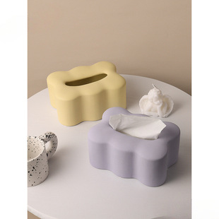 Scandinavian Accessible Luxury Tissue Box Paper Drawer Design Ornaments Creative Living Room Dining Table Coffee Table Storage Ceramic Tissue Box