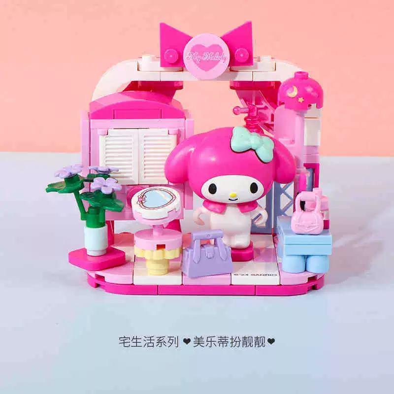 Конструктор‑диорама (Sanrio), набор сцен с персонажами, 6 вариантов, подарок для девочки