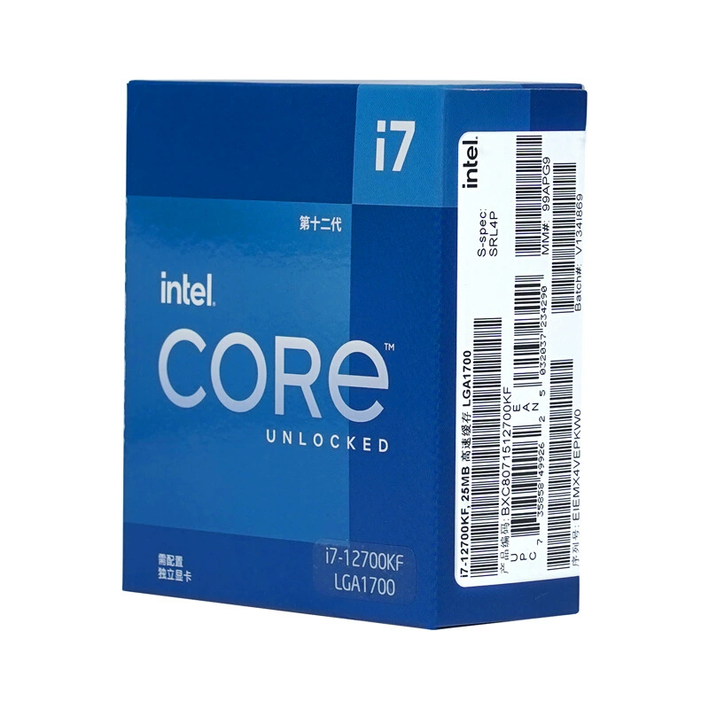 Процессор настольного ПК Intel Core i7-12700K 12 ядер 20 потоков