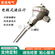 电极式液位计3S电极座水位控制器液位传感器304不锈钢电极棒探针