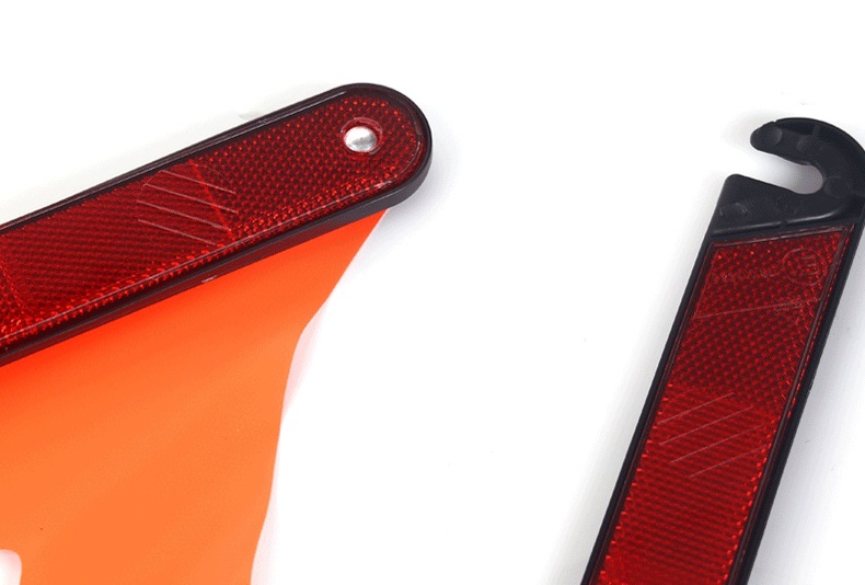 Exclusive for Trucks: Extra Thick and Reinforced Metal Triangular Warning Sign for Vehicle Fault Emergency Inspection