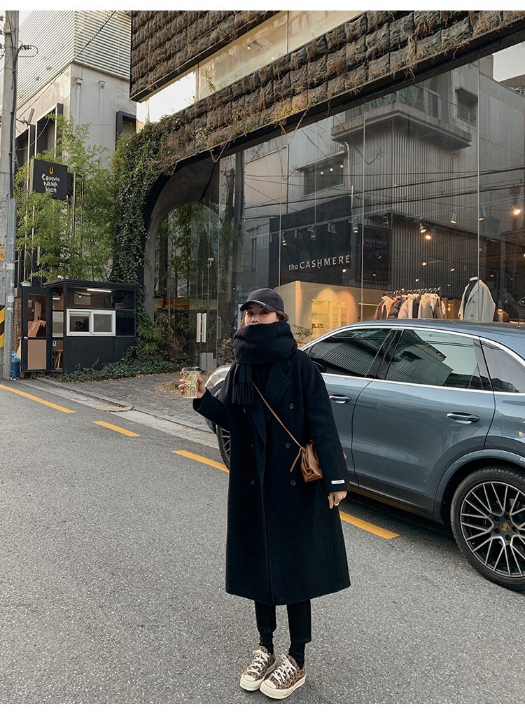 Black Woolen Coat