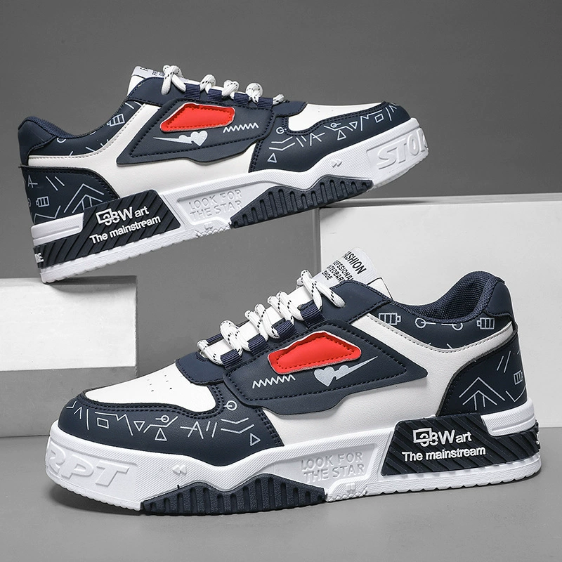 Мужская обувь 2024 новый летний молодежный прилив толстая подошва легкая спортивная обувь для бега Мужская повседневная обувь