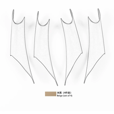 3Gt Inner Handle 3 Series Inner | Armrest, handle, handle - beige-set-of-four