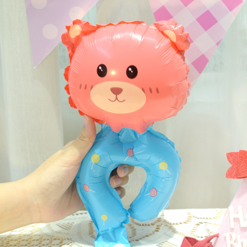 漫画子供の手首バルーン卒業装飾誕生日手持ちインフレータブルブレスレットおもちゃ幼稚園屋台小物|undefined
