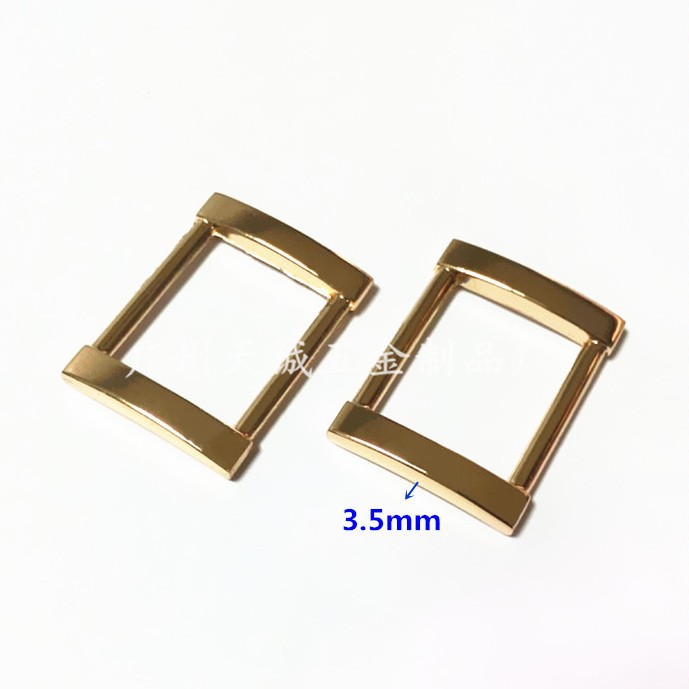 批发供应金属五金四方扣 锌合金1寸弧形工字扣 包包皮具五金配件