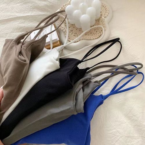 Women's new summer version sleeveless plain V-neck slip dress top, suitable for multiple occasions, slimming and non-showing undershirt