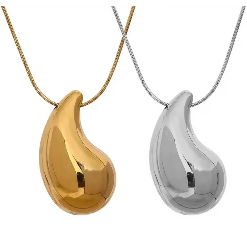 Лидер продаж Amazon, персонализированное ожерелье с подвеской в ​​виде капли воды из нержавеющей стали для пепла, чтобы памятовать родственникам, ювелирные изделия для кремации домашних животных