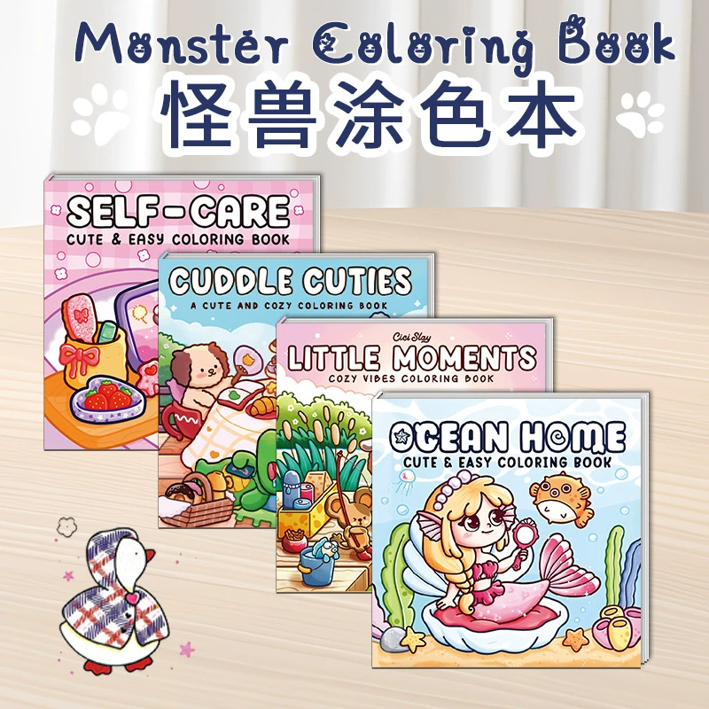 Популярная трансграничная книжка-раскраска, книжка-раскраска для детского сада, книжка-раскраска с граффити, образовательная книжка-раскраска