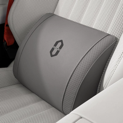 Waist support | Car Backrest - little-k-velvet-meteorite-gray-asking-world-lumbar-support-1-piece