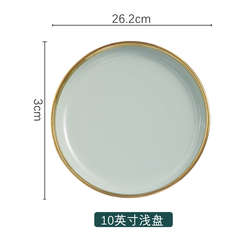 Ceramic tableware, set for hotel, light luxury style, Nordic style