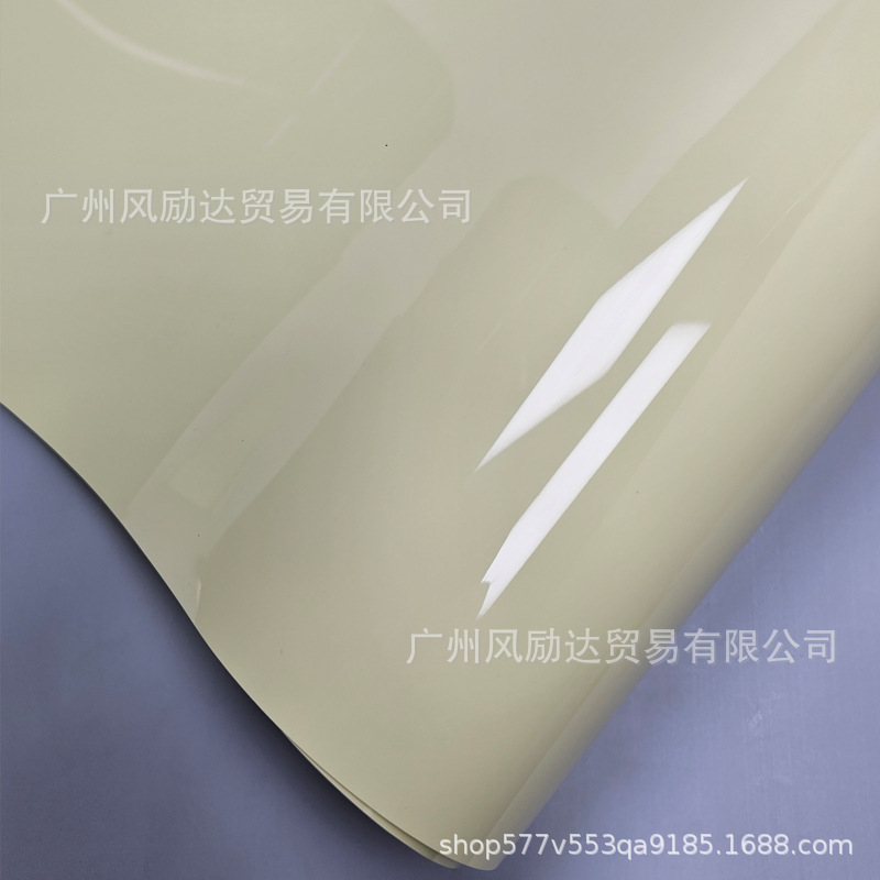 Car full vehicle color change film self-adhesive PET ultra-bright crystal khaki Milan motorcycle modification full body film