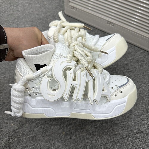  new student casual niche bread shoes for women Korean version ins trendy versatile couple thick-soled low-top sneakers for men