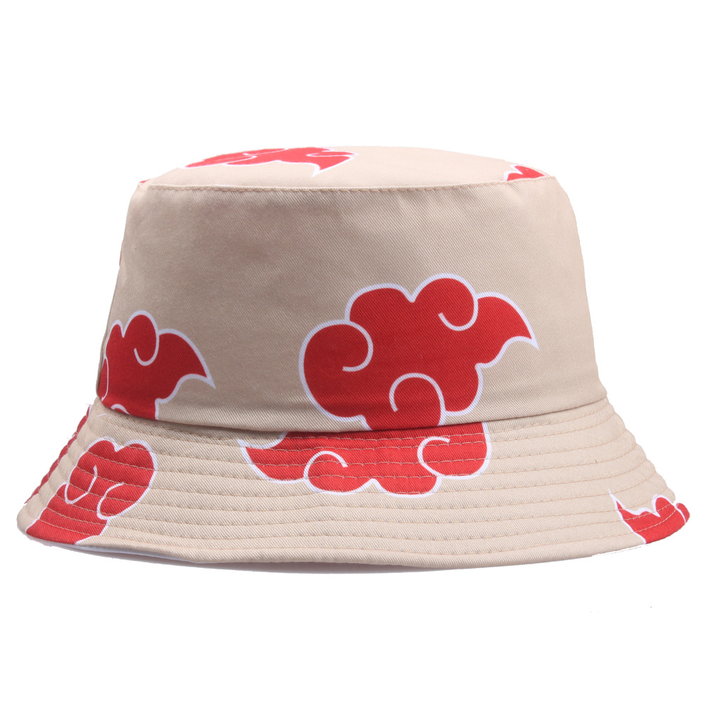 Outdoor Sunscreen Sunshade  Printing Cloud Fisherman Hat Basin Hat
