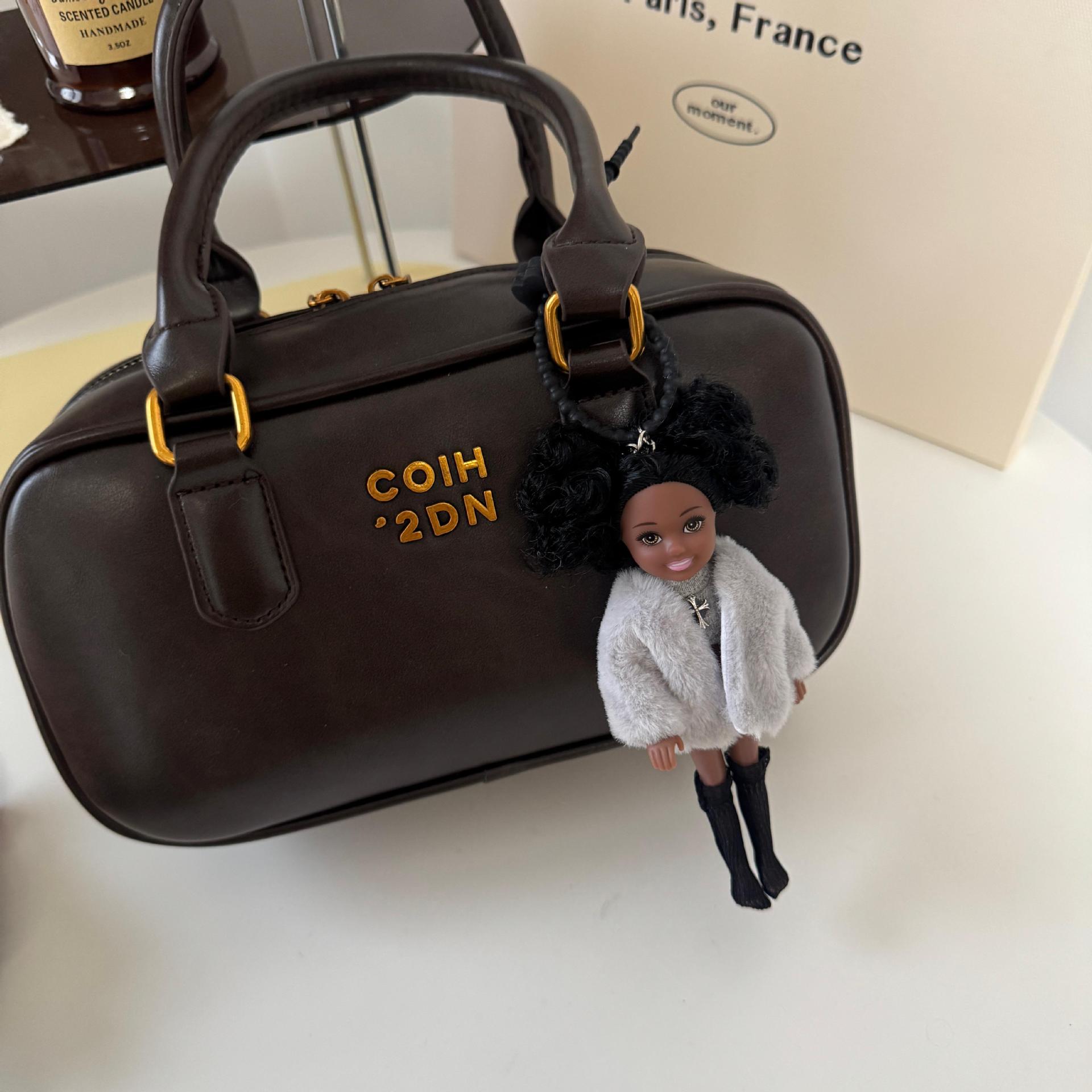 昭和人形バッグストラップ古着かわいいドーパミン少女ピュアハンドバッグキーホルダー小众okayy