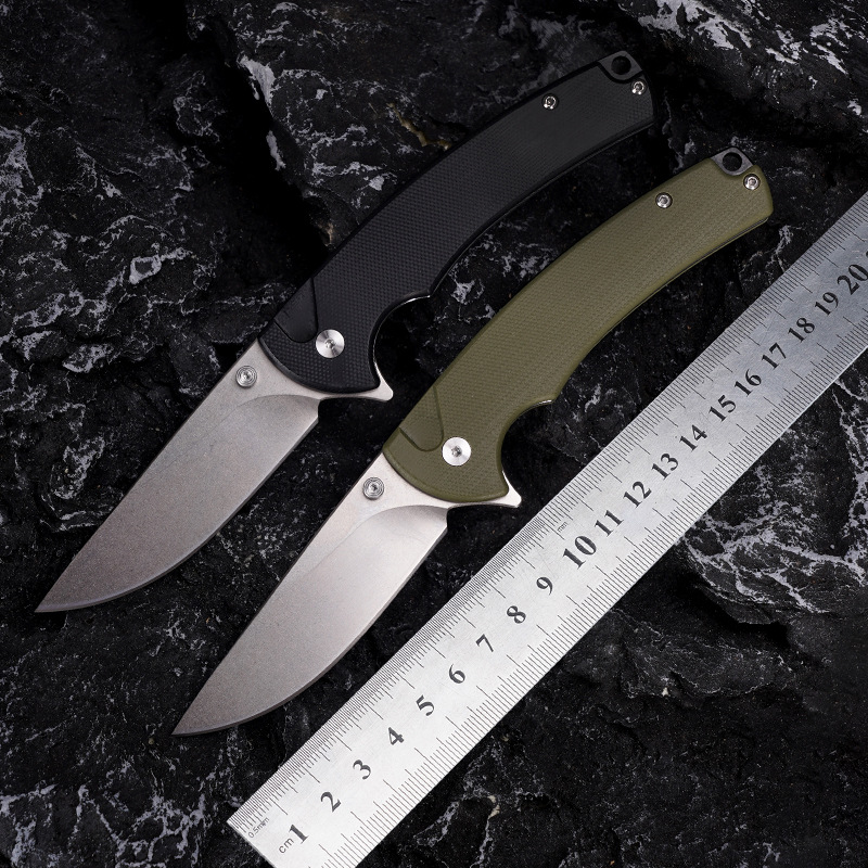 折叠刀具户外G10钢材便携外出露营方便工厂直供现货五金折叠刀具