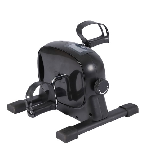 Indoor Upright Exercise Bike Elderly Upper and Lower Limb Rehabilitation Trainer Home Step Machine Black Bicycle