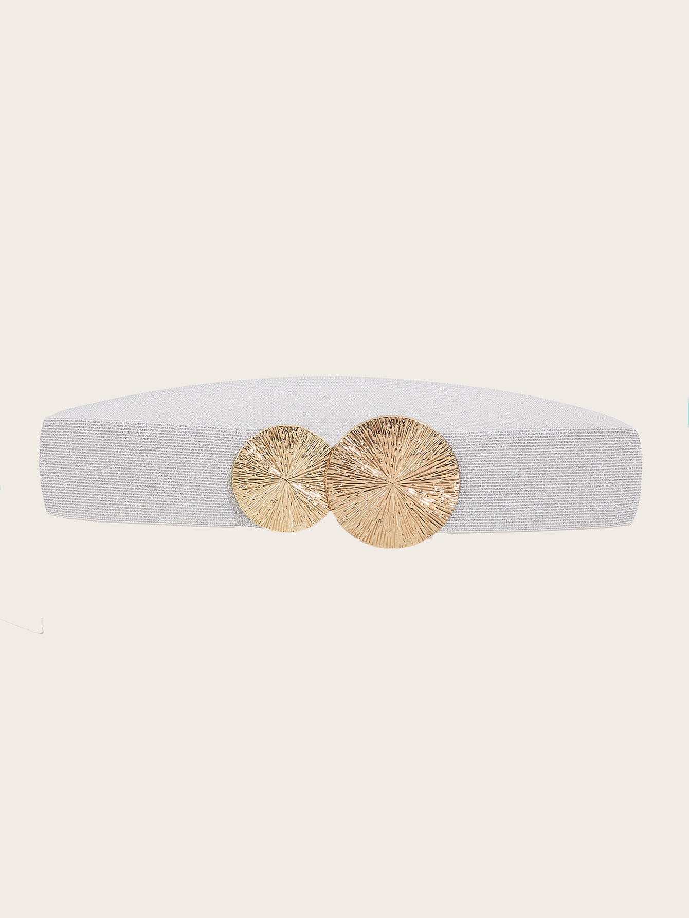 Alloy, Metal Material Color Block Pattern Simple Style Color Block Alloy Metal Women's Woven Belts