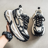 2025 осенняя новая мужская обувь, модная обувь для папы в корейском стиле, мужская спортивная обувь, модная обувь в стиле Харадзюку, повседневная обувь на толстой подошве