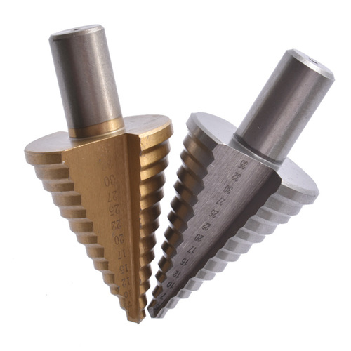 5-35mm pagoda drill multifunctional titanium plated hole opener hand electric drill punching tool wholesale high speed steel step drill bit