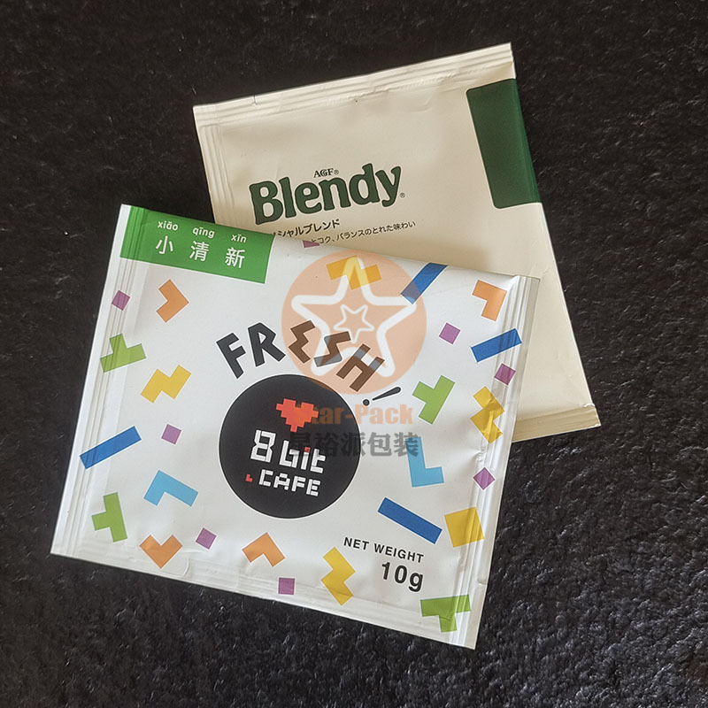 精美哑光对折镀铝挂耳咖啡袋