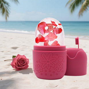 Silicone Ice Face Roller Unscented Suitable for Various Skin Conditions Reusable Massage Silicone Ice Mold