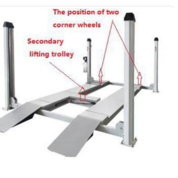 Подъемник для регулировки развал-схождения Fushida War Eagle — четырехстоечный подъемник серии (FSD-445)