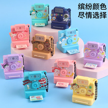 跨境萌趣拍立得照相机挂件钥匙扣声光玩具儿童书包挂饰小礼品批发