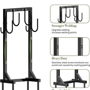 Source Factory Cross-border Amazon Hot-selling Metal Outdoor Gardening Iron Water Pipe Storage Rack Pipe Roll Rack Organizer Rack