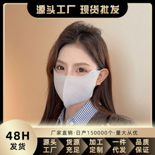 秋冬季新款保暖口罩女士蕾丝刺绣防风防寒立体透气复古奢华高颜值