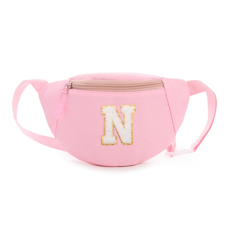 letras coreanas de estilo extranjero para niños y niñas bolsas de pecho simples ociosas bebés mochila 2026 nuevo comercio exterior bolsas de cintura para niños