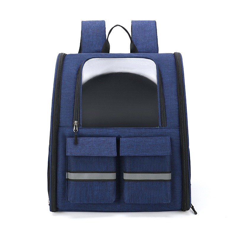 Bolsa para gatos para mascotas Fuera de la maleta portátil para mascotas Bolso para mascotas transpirable de viaje Bolso para mascotas Bolso para gatos con tirantes de gran capacidad