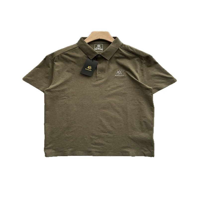 2025 夏の新スタイル KLS Kaisley Stone メンズ ポロシャツ スポーツ レジャー 刺繍半袖 Tシャツ|undefined