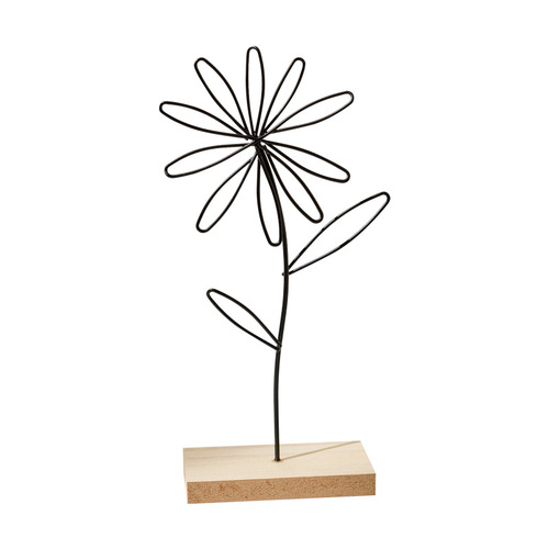 Nordic INS-style iron flower ornament creative home desk accessory entrance cabinet metal craft