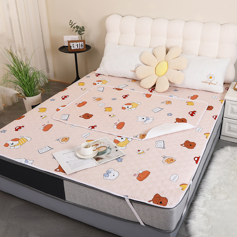 Gran por mayor almohadilla de orina para bebés cama impermeable lavable almohadilla de orina confortable permeable a la tía colchón de fuga lateral