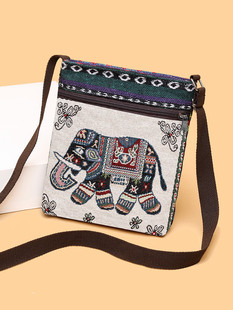 Small bag, phone bag, shopping bag, cloth bag, cute one-shoulder bag, Chinese style