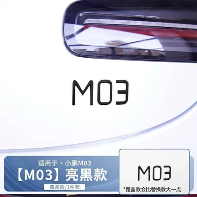 Featuring a Cool and Personalized Design Made of | Other Car Modifications - xpeng-m03-m03-covered-modelglossy-black-1-piece-set