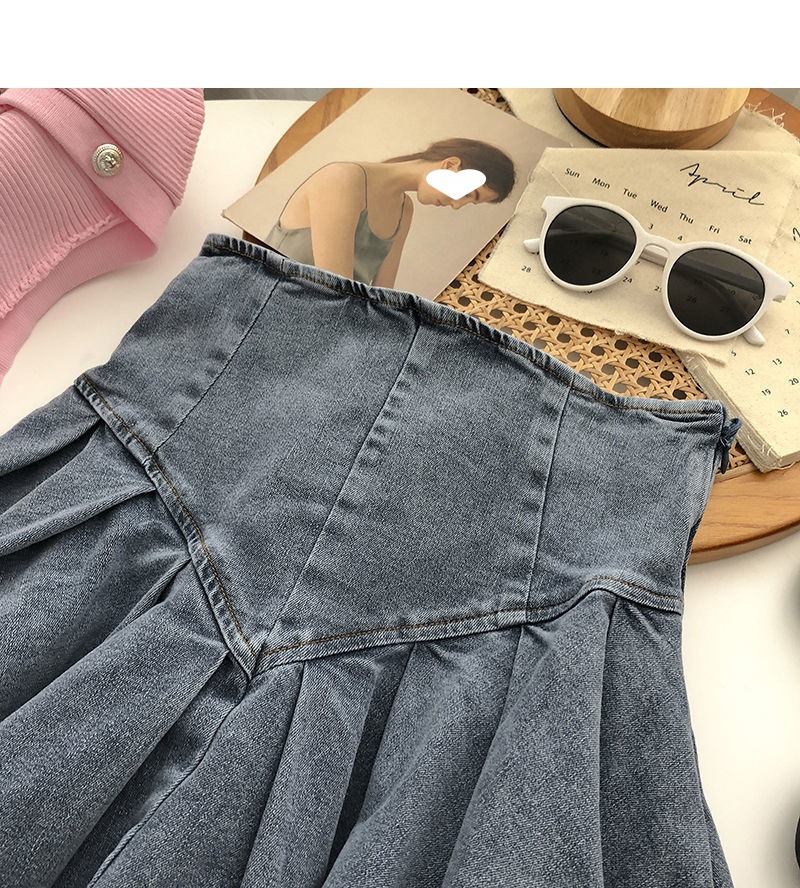 Summer Simple Style Solid Color Cotton Above Knee Skirts display picture 7