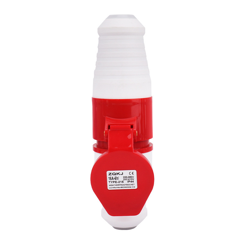 工业插头工业防水连接器耦合器16A/32A电源航空插头明装暗装插座