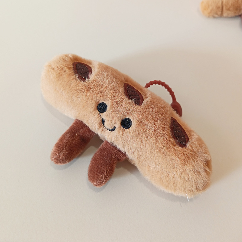 かわいい新製品漫画パンクロワッフル人形バッグペンダントぬいぐるみキーホルダーガールハートギフト|undefined