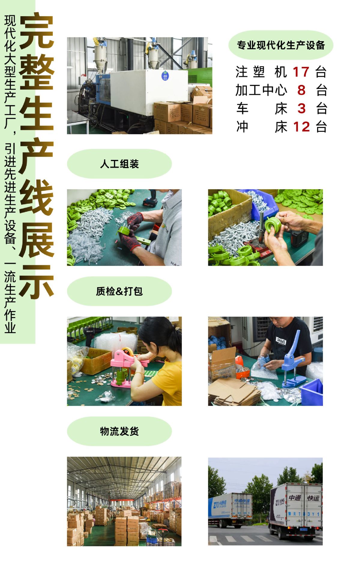 完整生产线展示绿色