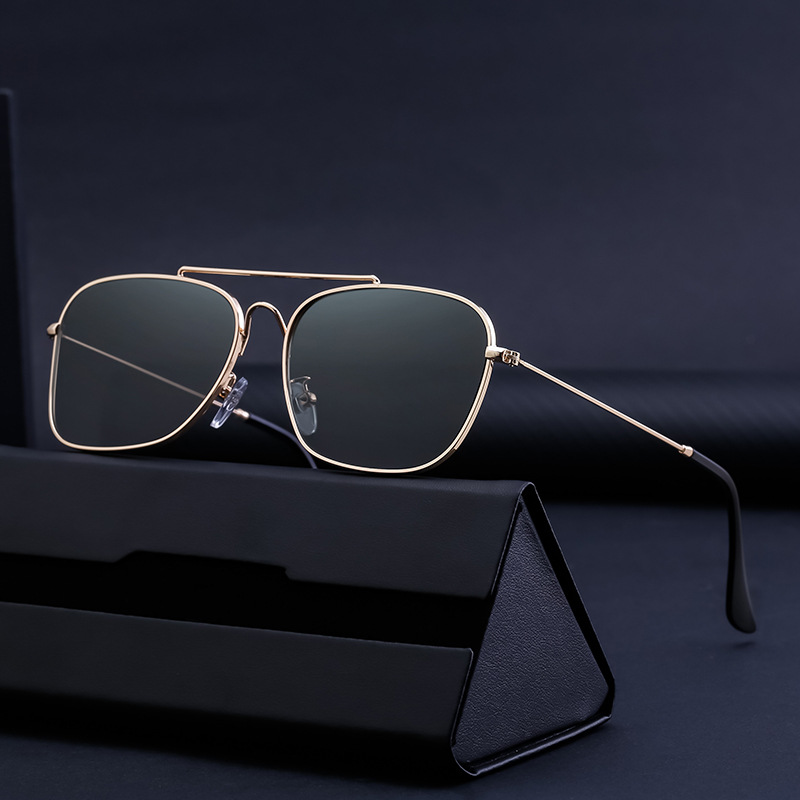 Verres réfléchissants européens et américains, lunettes de soleil, lunettes de soleil en boîte à la mode pour hommes, miroirs extérieurs à la mode pour hommes, nouvelle collection 2024_voghion.com
