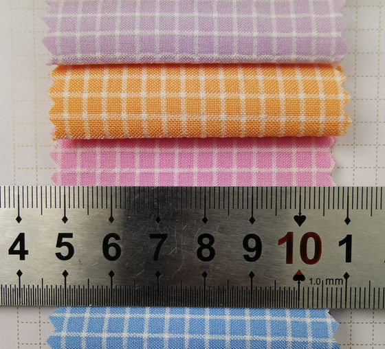 2024 Yarn-Dyed Plaid Stretch Space Plaid Multi-Color Cross Plaid Women's and Children's Clothing Fabric Factory