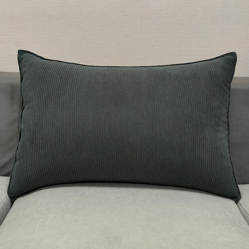 新品コーデュロイ長方形ソファクッション抱き枕大クッションリビングベッドバックカバー高級感